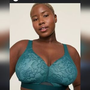 NWT CACIQUE COMFORT BLISS Bra Size 40C LIGHTLY LINED NO-WIRE BRA